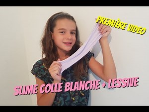 SLIME // COLLE BLANCHE + LESSIVE (SANS BORAX) FACILE
