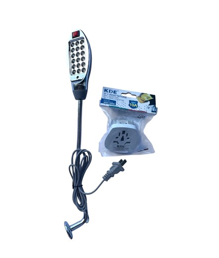Magnetic LED Sewing Machine Light - Flexible Gooseneck - US Plug   Adapter - SewLiu®