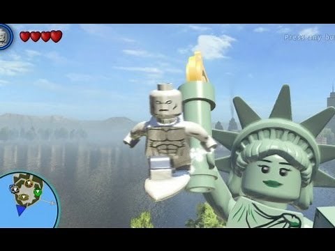 LEGO Marvel Super Heroes (PS4) - Silver Surfer Free Roam Gameplay