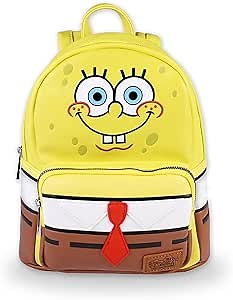 SpongeBob SquarePants Sponge Bob Square Pants Cosplay Mini 10" Backpack Women's Fashion Back Pack Bag