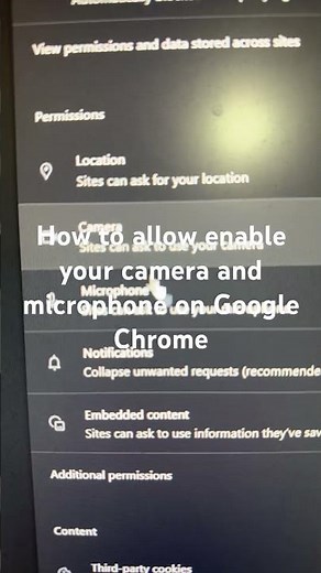 How to allow enable your camera and microphone on Google Chrome