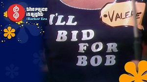 Bob Barker has fun with a cute contestant when she shows up on stage with an “I’ll Bid for Bob” t-shirt on The Price Is Right. Episode 4622 - The Price Is Right 1982 - The Barker Era #ThePriceIsRight #BobBarker #GameShows #ClassicTV #ComeOnDown | The Price Is Right: The Barker Era