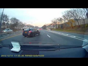Subaru WRX STI Car Crash (Dash cam footage from behind)