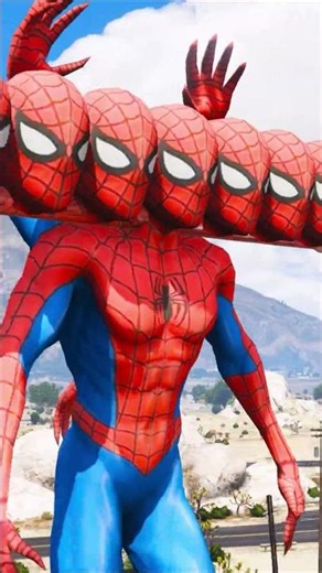 Giant Superman TRAPPED Giant Spiderman For Giant Venom in GTA 5 😱 #shorts