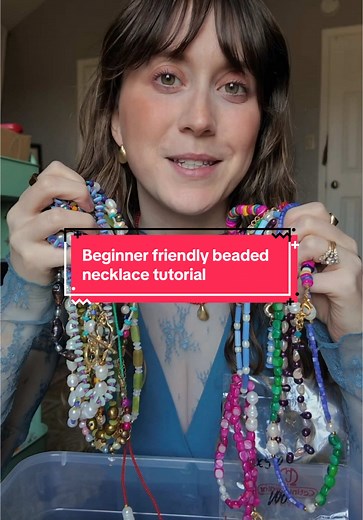 Beginner Friendly Beaded Necklace Tutorial Step-by-Step