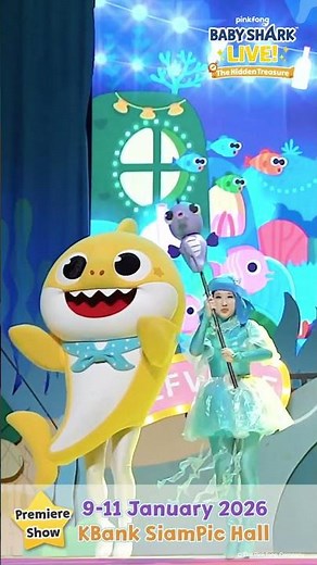 Baby Shark Live Musical in Bangkok 2026! 🇹🇭 Get your tickets on Thai Ticket Major! #BabyShark