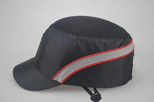 [Hot Item] Armor Safety Bump Cap Black/Red with Reflectve Tape for Day/Night Use