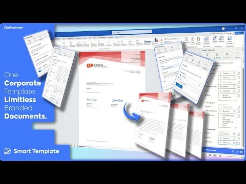 One Corporate Template. Limitless Brand Documents | officeatwork Smart Template