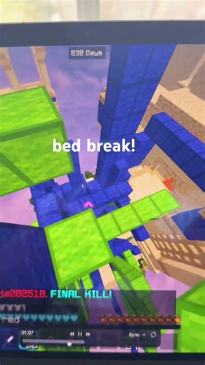 bed bream crazy #minecraft #minecraft #subscribe #bedwars #hypixelhackinguntilban #hypixel