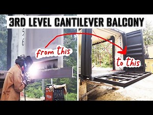 Can we build a FLOATING BALCONY for our CONTAINER HOUSE??