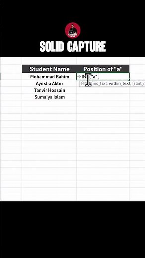 "Master the FIND Formula in Excel – Beginner to Pro Tutorial"