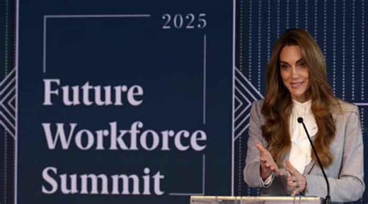 Kate Middleton looks gorgeous in grey blazer and cream blouse | Video - Geo.tv
