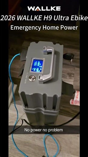 2026 WALLKE H9 Ultra as Emergency Power for Your Lamp! ⚡