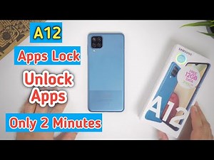 Apps lock in Samsung Galaxy A12, Samsung Galaxy A12 Apps Lock Setting, How To Use Apps Lock