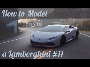 3D Car Modeling Tutorial pt.11 | Autodesk Maya | Modeling a Lamborghini Huracan