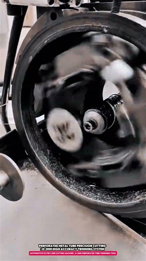 Automotive Filter Core Cutting Machine ±0.2mm Perforated Tube Trimming Tool Industrial Filter