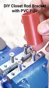 DIY Closet Rod Bracket with PVC Pipe #closethardware | Ab2250