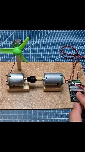 DIY Mini Generator with Propeller ⚡ Amazing Science Project
