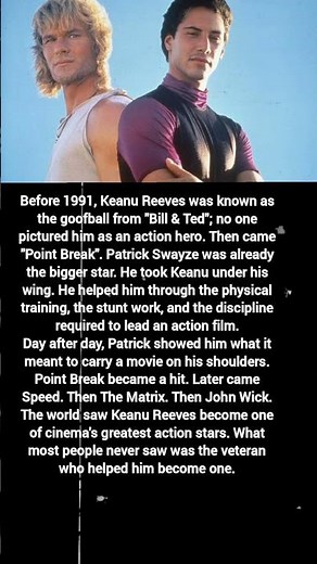 How Patrick Swayze Helped Keanu Reeves Become an Action Legend | Untold Hollywood Story