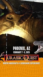 10K views | Make memories that are larger-than-life at Jurassic Quest in Phoenix, AZ from February 7 - 9 at Arizona State Fairgrounds. 秊Meet baby dinos Dig for fossils 練Experience one-of-a-kind dinosaur rides Craft & play! Act fast–grab your tickets before they go extinct!  https://jurassicquest.shop/phoenix-az *Attractions & Exhibits vary by show | Jurassic Quest | Facebook