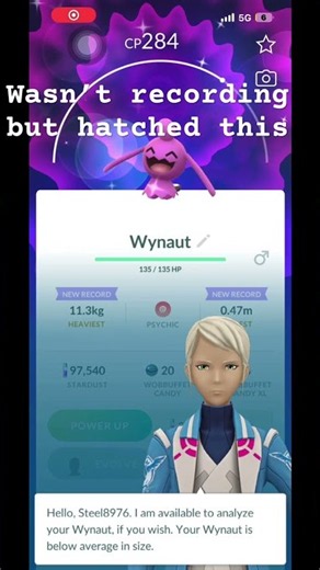 Shiny wynaut