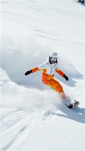 Mountain Shred 🏂 High-Speed Snowboarding & Deep House Energy