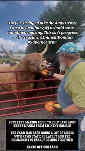 7.6K reactions · 30 shares | Lets Keep Making Noise to Help Save Andy Henry's Farm from Eminent Domain The farm has been doing a lot of media with news stations lately and the community is really coming together Hands off Our Land #NewJersey #Nj #jersey #wakeupnj | Wake Up NJ | Facebook