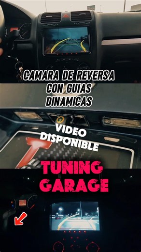 cómo instalar cámara de reversa con líneas dinámicas universal 🔥