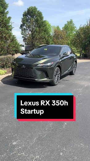 Lexus RX 350h Premium Startup | Nori Green Pearl & Palomino Interior