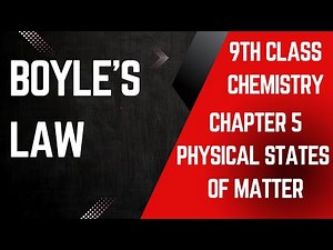 Boyle's Law Explained || Understanding Gas Laws and Pressure_Volume relationship