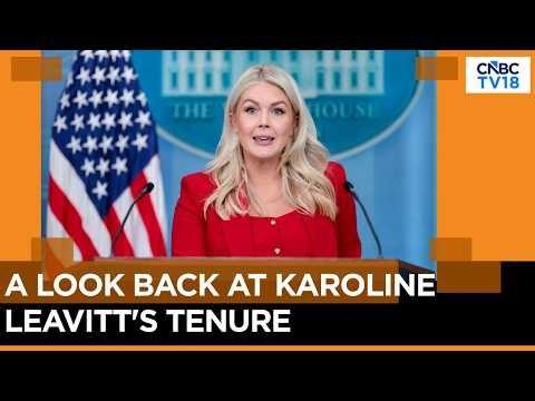 Karoline Leavitt Bids Farewell As Trump's Press Secretary, Ending Historic Tenure | N18G