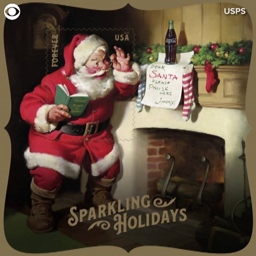 Most retail stores begin their push for Christmas well before Halloween. The U.S.Postal Service is no exception. They just released new forever stamps for your holiday cards with jolly old Saint Nicholas - no licking required. https://cbsn.ws/2OlUWI9 | CBS Sunday Morning
