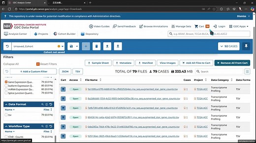 TCGA入门必看 /生信分析 /转录组