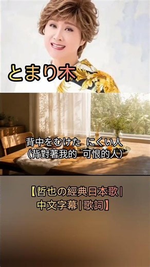 とまり木【哲也の經典日本歌|中文字幕|歌詞】