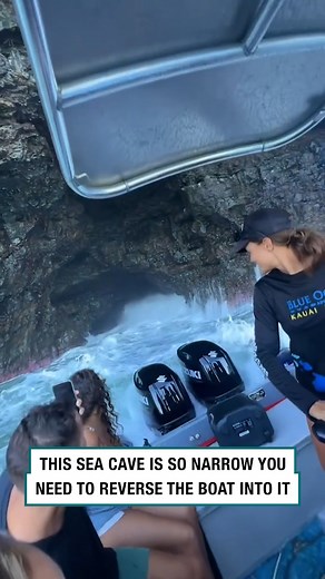 Seeing sea caves in Hawaii is definitely on our bucket list 😍🛥️ 🎥: jerrytravels #travel #adventure #hawaii #sea #boat #boating | UNILAD Adventure