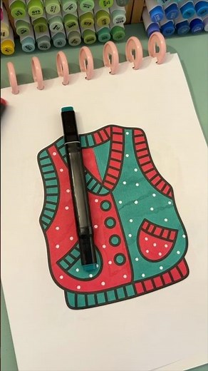 Vest coloring asmr | Digital Coloring Pages Available on Etsy