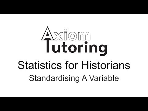 14 Standardising a Variable