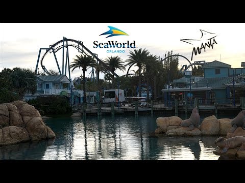 Manta Off-Ride Footage 2026, SeaWorld Orlando (No Copyright)