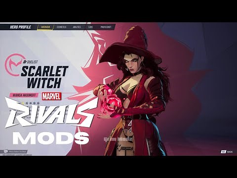 Scarlet Witch Slooty Skin Mod - Marvel Rivals PC Mods