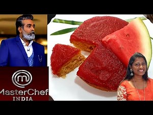 Master Chef in Tamil Recipe| Flavour Burst From waste| watermelon skin cake recipe|sunithas Recipe