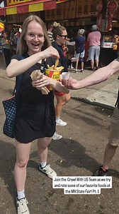 3.7K views | Classic MN State Fair foods! Pt. 1 #crawlwithus #mnstatefair #mnstatefairfood | Crawl With Us | Facebook