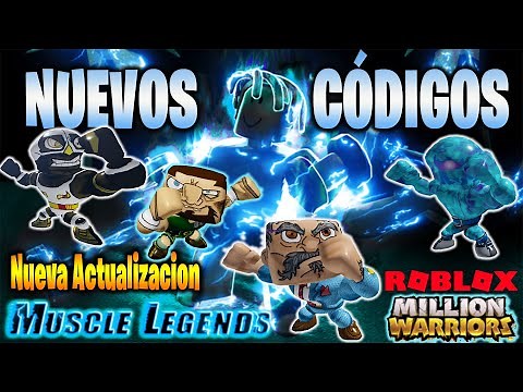 Nueva Actualización Y Nuevos Códigos de 💪MUSCLE LEGENDS💪 activos de 2022 de ROBLOX / MillionWarriors