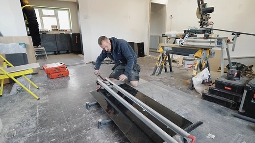 9.4K views · 202 reactions | How To Cut A Porcelain Tile | Bald Builders Retro | Facebook