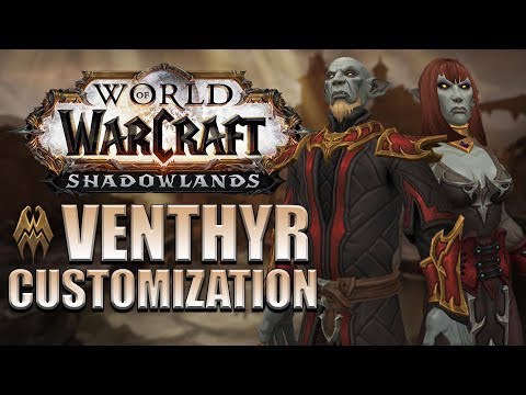 Venthyr Model Customization Options | Shadowlands Alpha