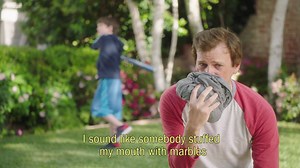 378K views | When his son took his eye off the ball, this dad saw the potential for a vacation-ending injury. | Aflac Duck | Facebook