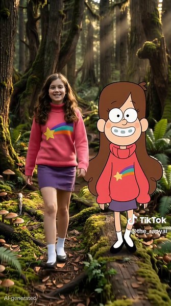 Gravity Falls in real life 🌲 #pixverse #pixverseai #gravityfalls #gravityfallsbill