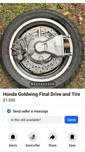Goldwing Final Drive and Tire $1500!!