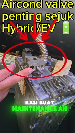 EV/Hybrid kalau Aircond TAK Sejuk🥶mesti mampus high voltage PARTS⚡‼️