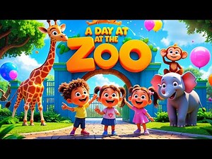 A Day at the Zoo | Animals | Happy Kids Songs | Nursery Rhymes | Super Simple Songs