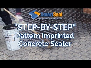 Imprinted Concrete Sealing and Driveway Repair- Step-by-step